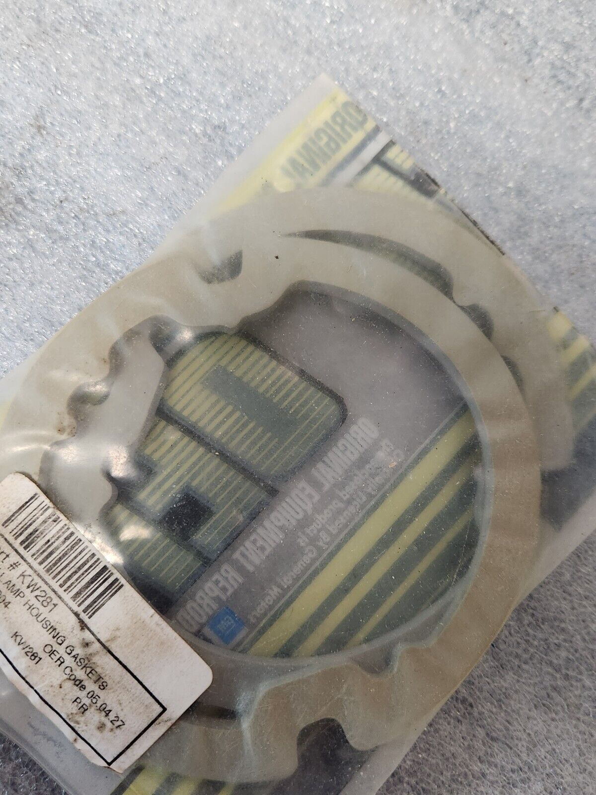 67 CAMARO STANDARD MODEL PARKING LAMP LENS GASKETS, PR