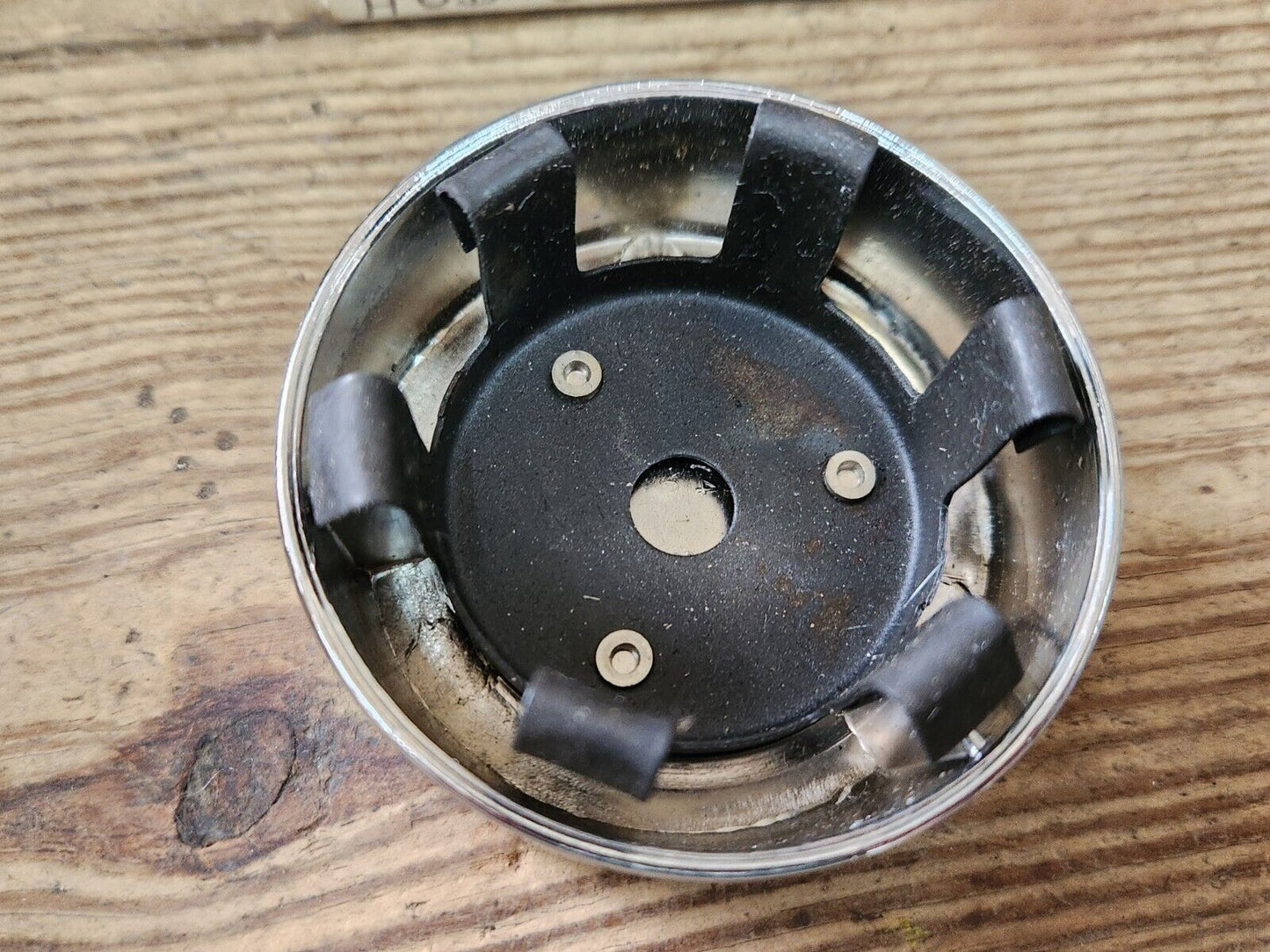 NOS PAIR 1974-1980 Pontiac Astre GT SJ Sunbird Rally Wheel Center Caps GM 499474