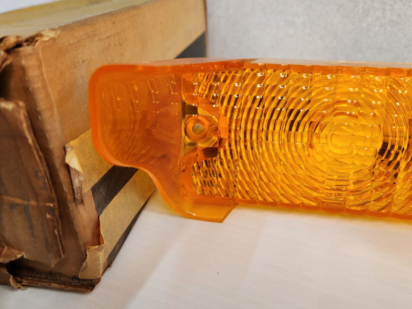 NOS OEM GM 1972 Chevrolet Impala Park Light Lamp Lens Chevy Amber 5964676