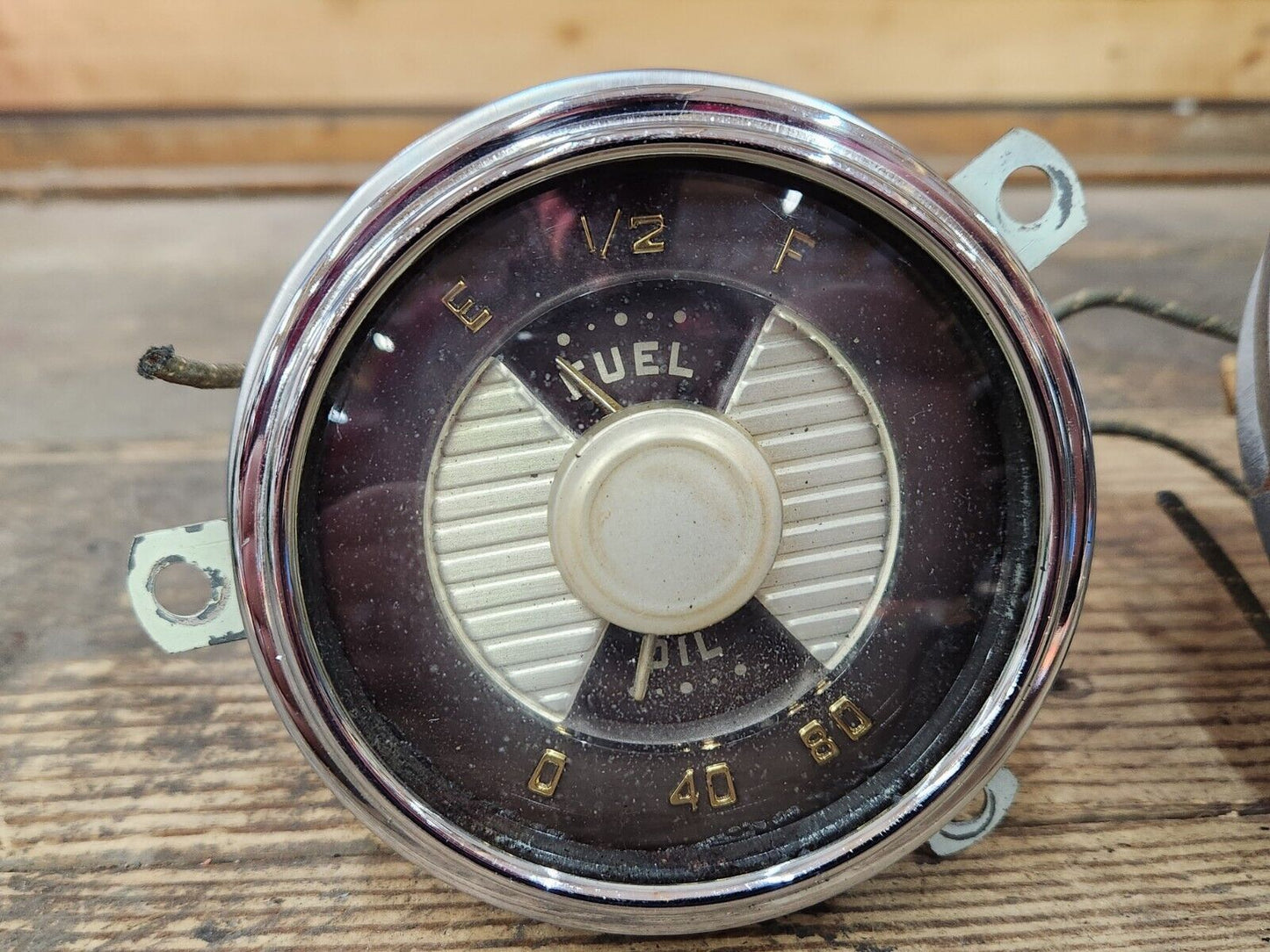 1951 1952 Desoto Speedometer & Fuel / Oil Gauge Gauges Combo OEM