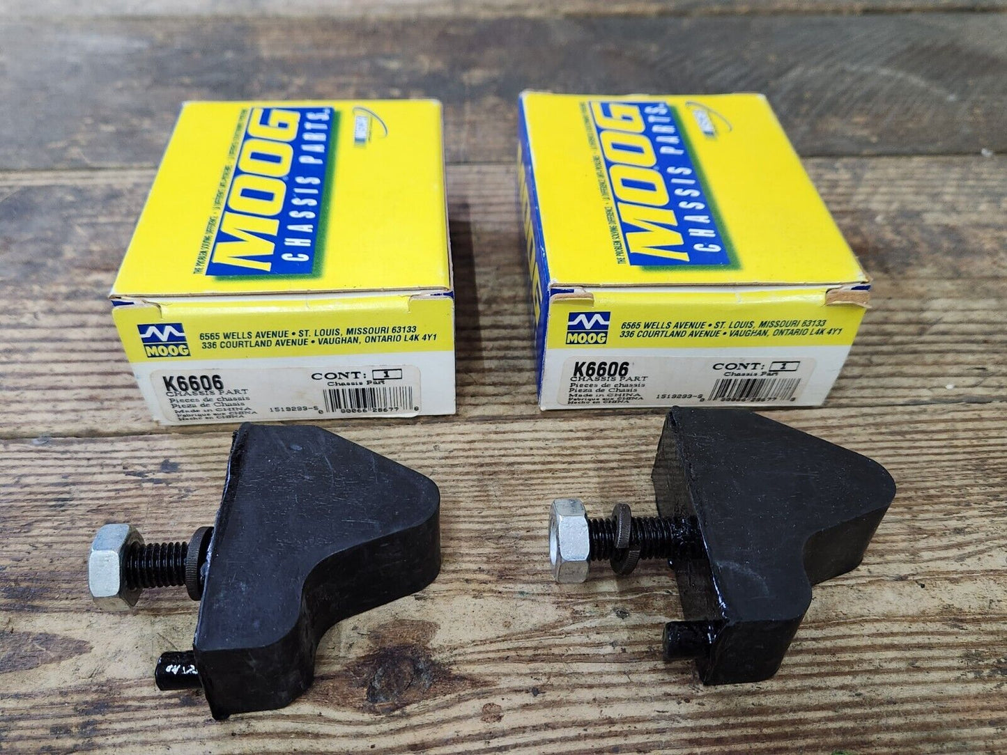 NEW Chevrolet Camaro Blazer Set Of 2 Front Lower Control Arm Bumpers Moog K6606