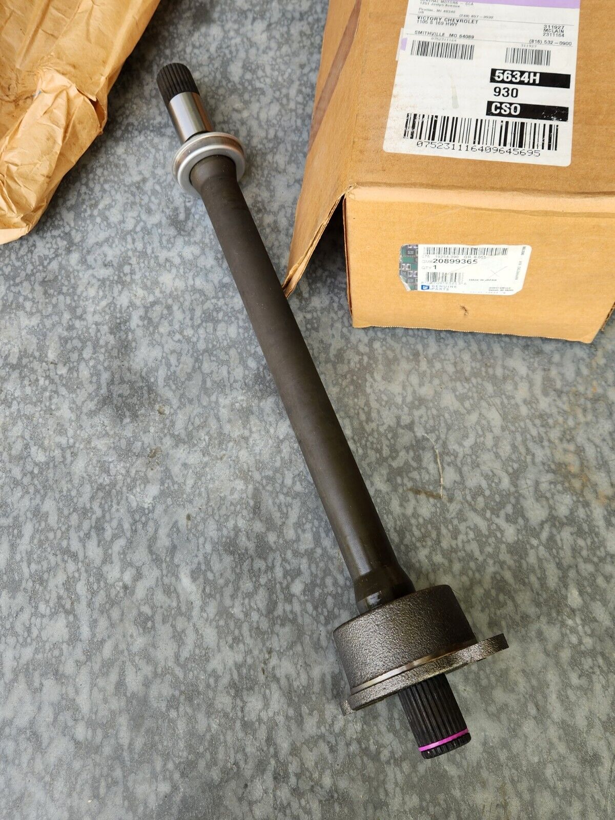 NEW Genuine GM 2007-2017 GMC Chevy Front Wheel Drive Intermediate Shaft 20899365