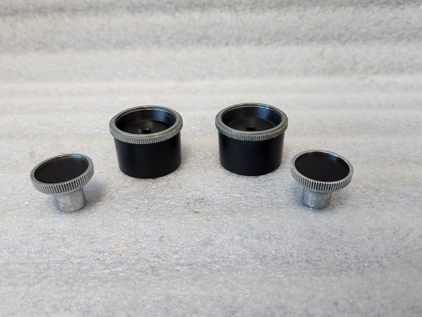 1966 Buick Radio Bezels & Knobs Set Of (4) GM OEM