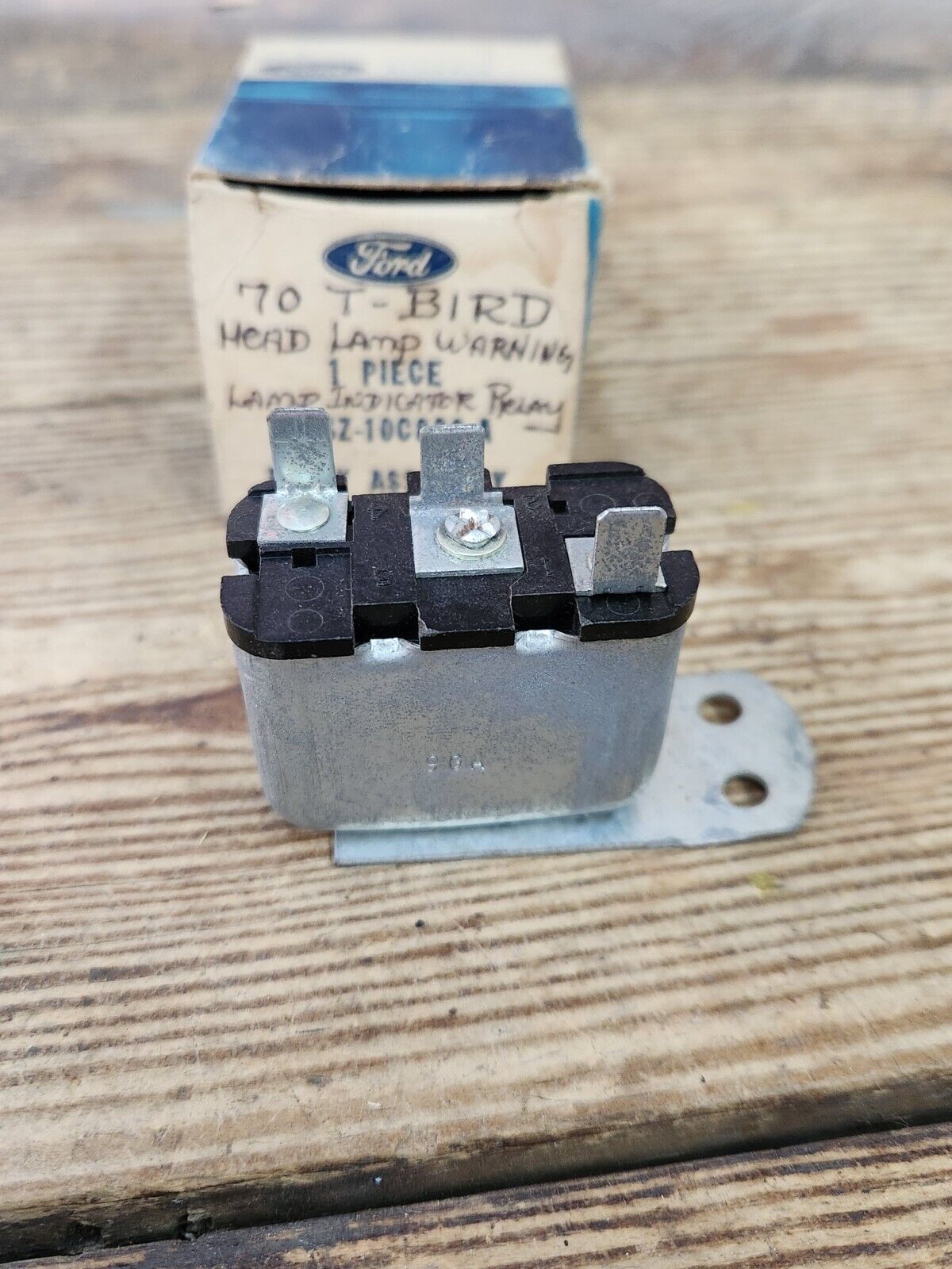 NOS OEM 1970 Ford Thunderbird 1970-71 Lincoln Mark Headlight Warning Lamp Relay