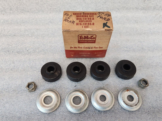 NOS 57 59 Ford Passenger Car Shock Absorber Bushing Kit Front or Rear B9A-18198A