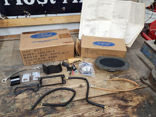 NOS 1973 1974 Mercury Capri AM AM/FM RADIO SPEAKER REAR ADAPTER KIT Integral A/C
