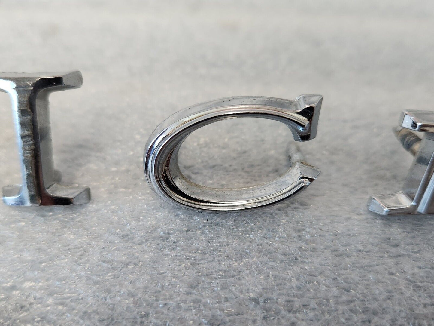 1964 Buick LeSabre Wildcat Electra 225 Hood Letters "BUICK" Front Letters 64 OEM