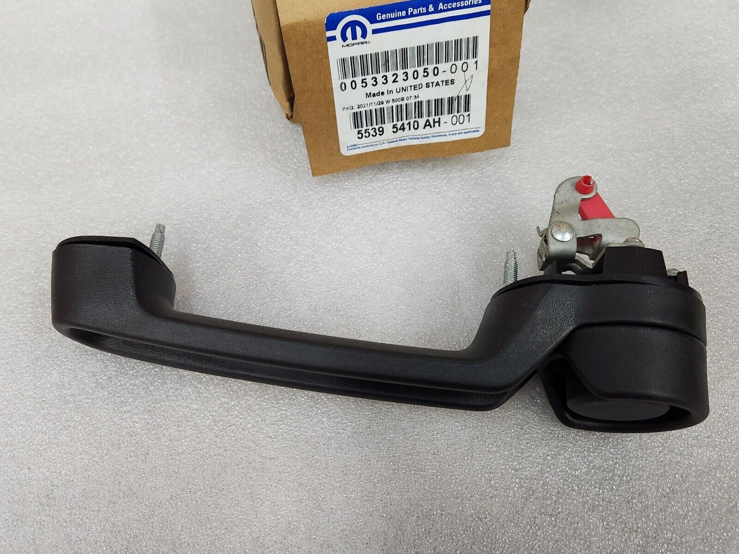 NEW OEM 2007-2018 Jeep Wrangler Rear Black Liftgate Hatch Door Handle 55395410AH
