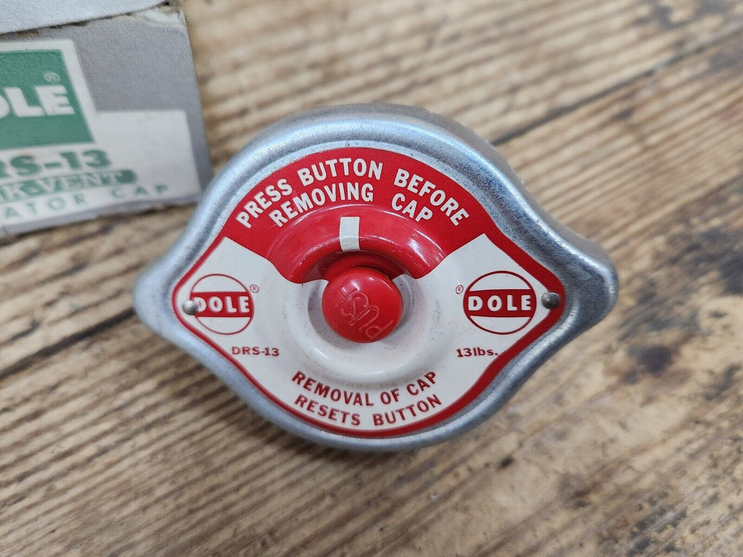 1955-1966 Chrysler Desoto Dodge Plymouth Packard Studebaker DRS-13 Radiator Cap