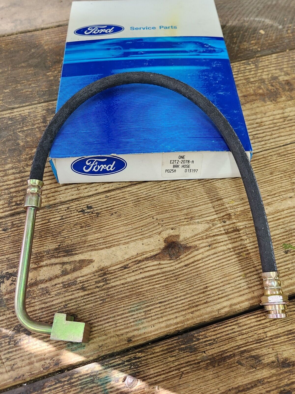 NOS OEM 1980-94 Ford F250 F350 Super Duty Front Right Brake Hose E2TZ-2078-A