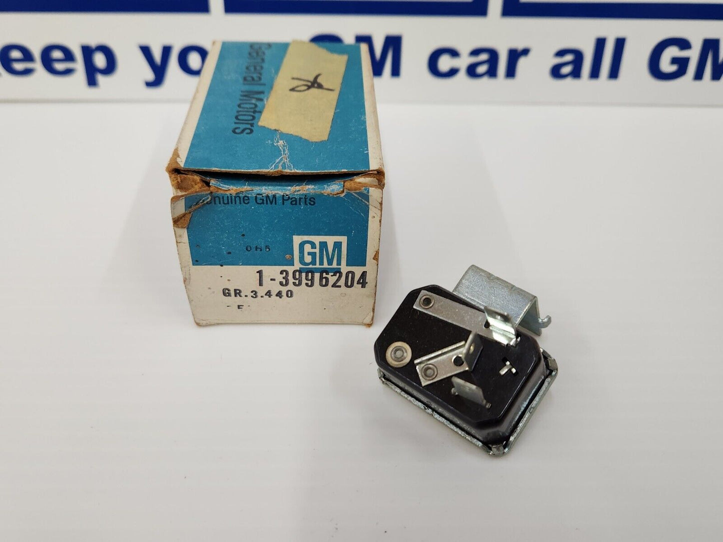 NOS 1971 1972 CHEVROLET CORVETTE ANTI DIESELING A/C RELAY GM 3996204 OEM 71 72