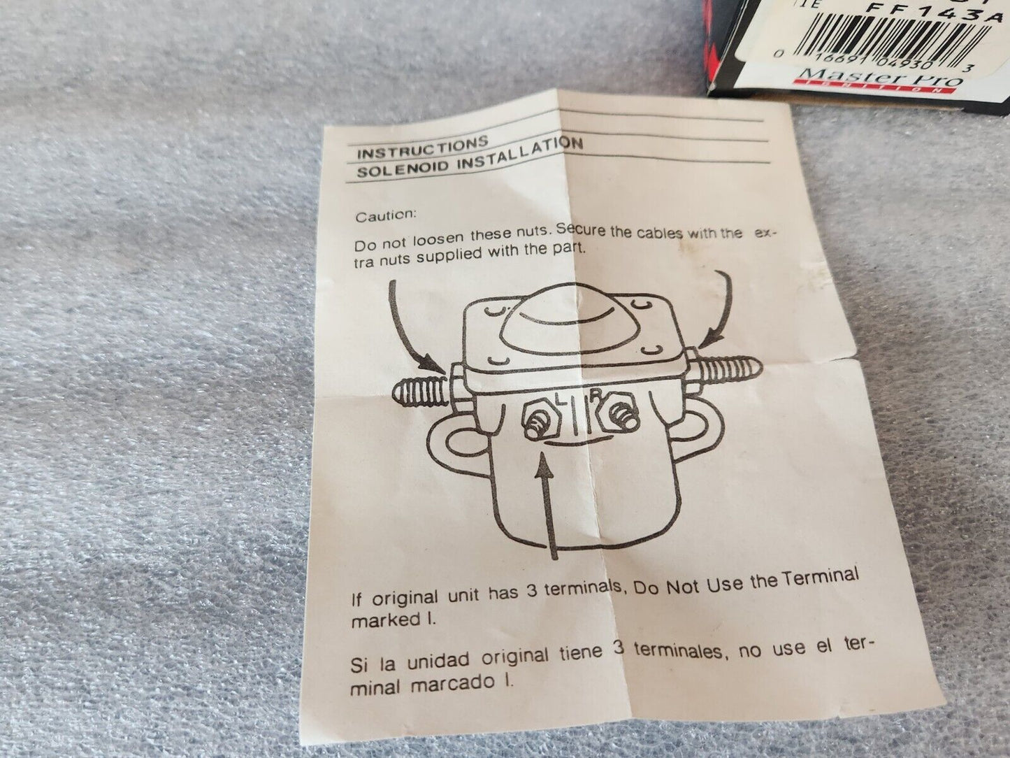 NEW Borg Warner Starter Solenoid S-63 12 Volt New Old Stock Hot Rod Rat Rod