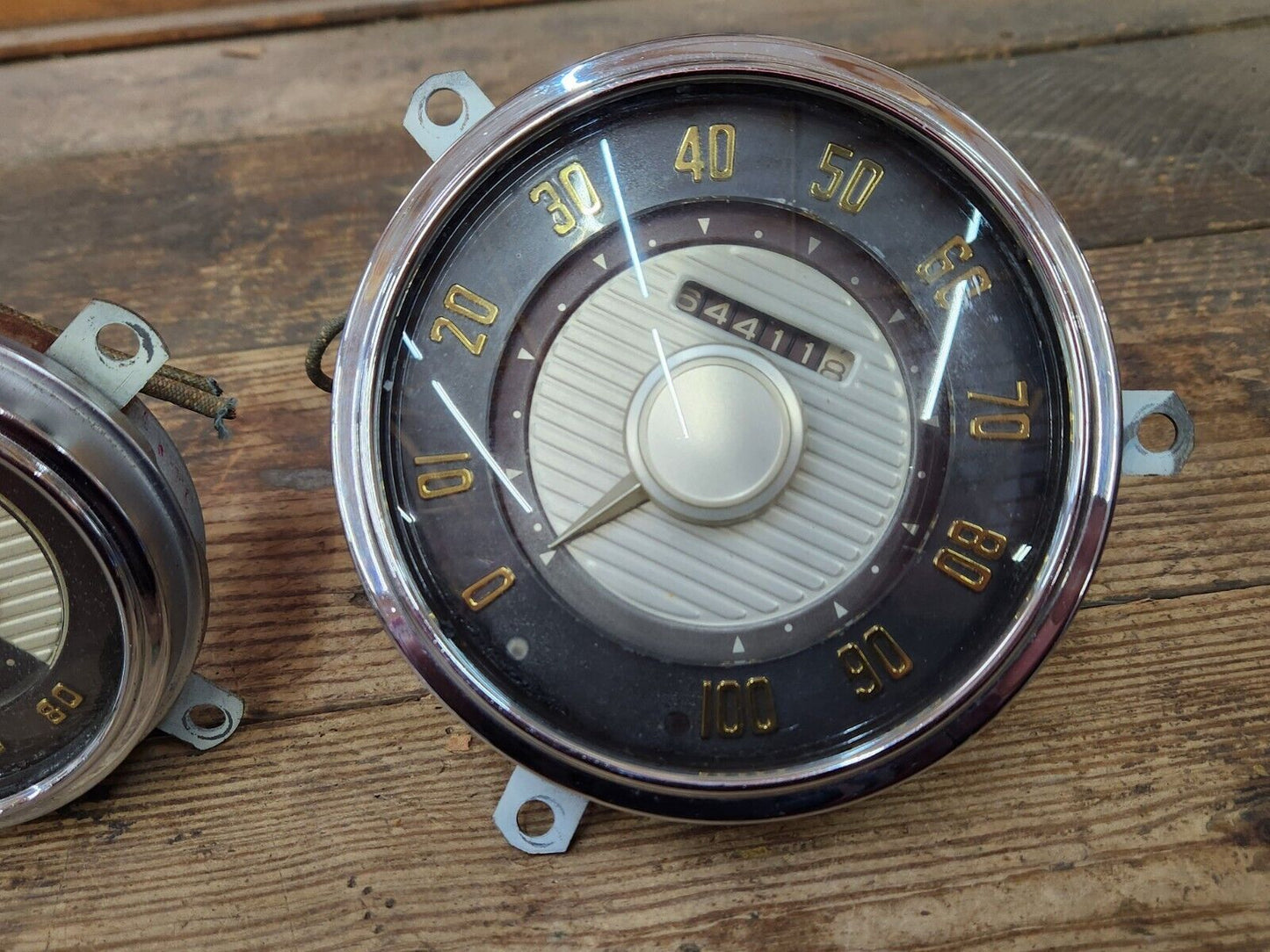 1951 1952 Desoto Speedometer & Fuel / Oil Gauge Gauges Combo OEM