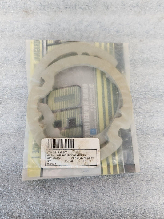 67 CAMARO STANDARD MODEL PARKING LAMP LENS GASKETS, PR
