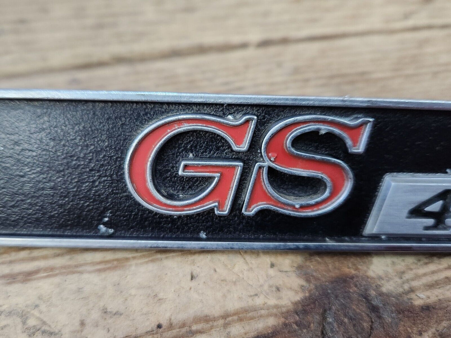 OEM GM 1967 Skylark GS 400 Dash Emblem GM # 1381564