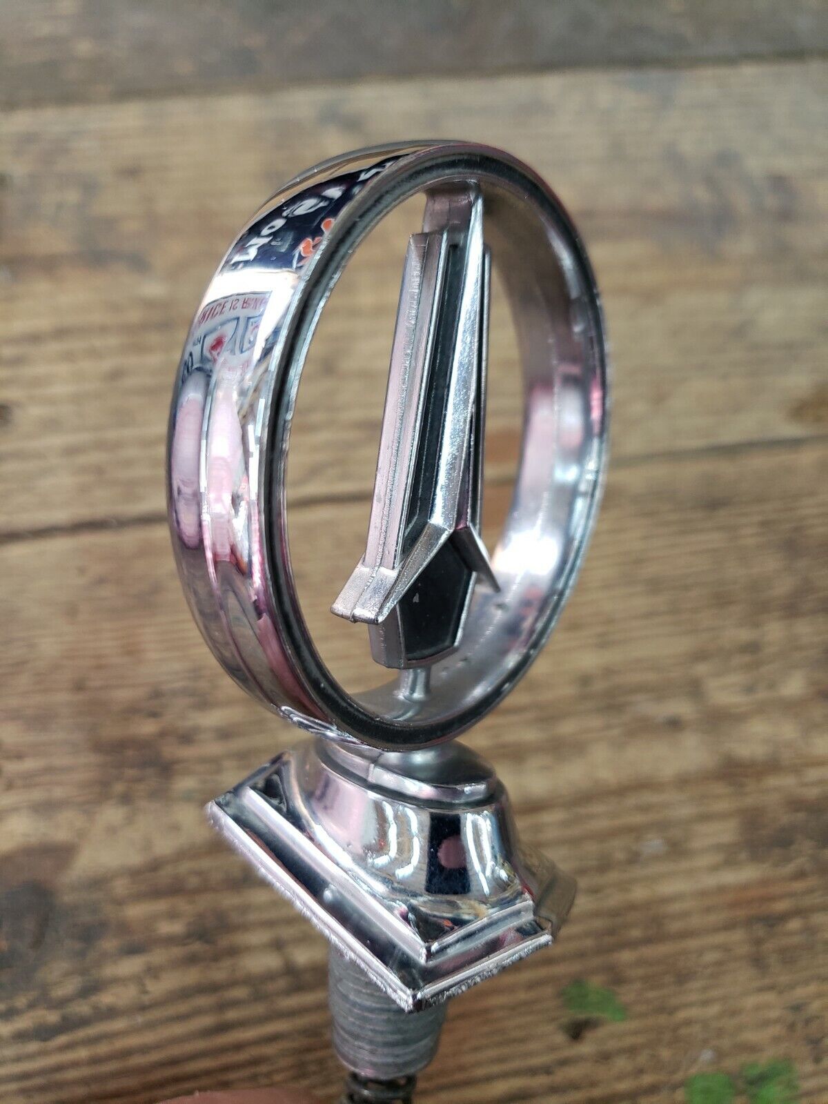 1975 1976 Plymouth Fury Hood Ornament Mopar Fury OEM Header Panel Ornament NICE!