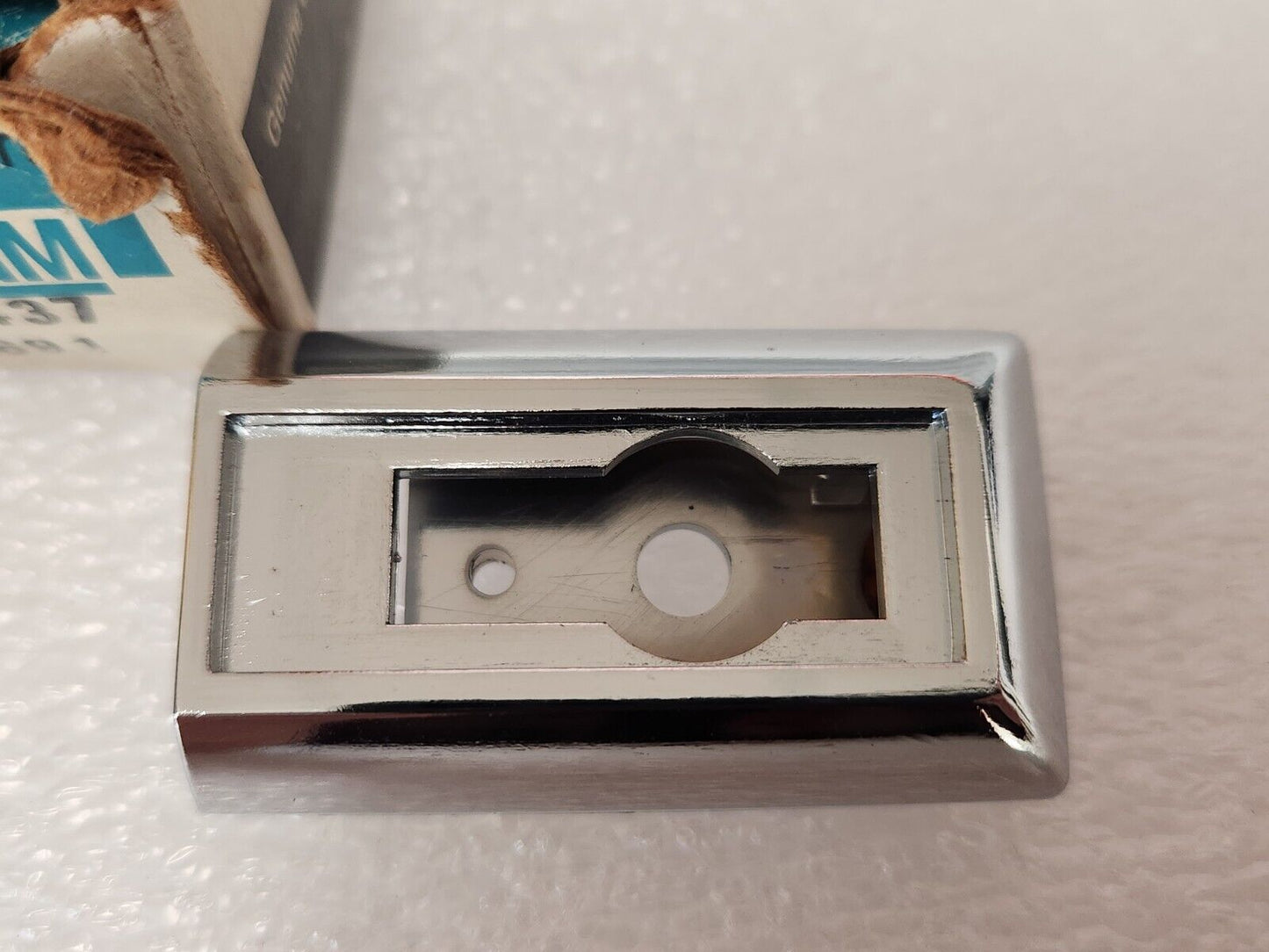 NOS OEM GM 1974-78 Chevrolet Cadillac Oldsmobile Door Chrome Escutcheons Pair
