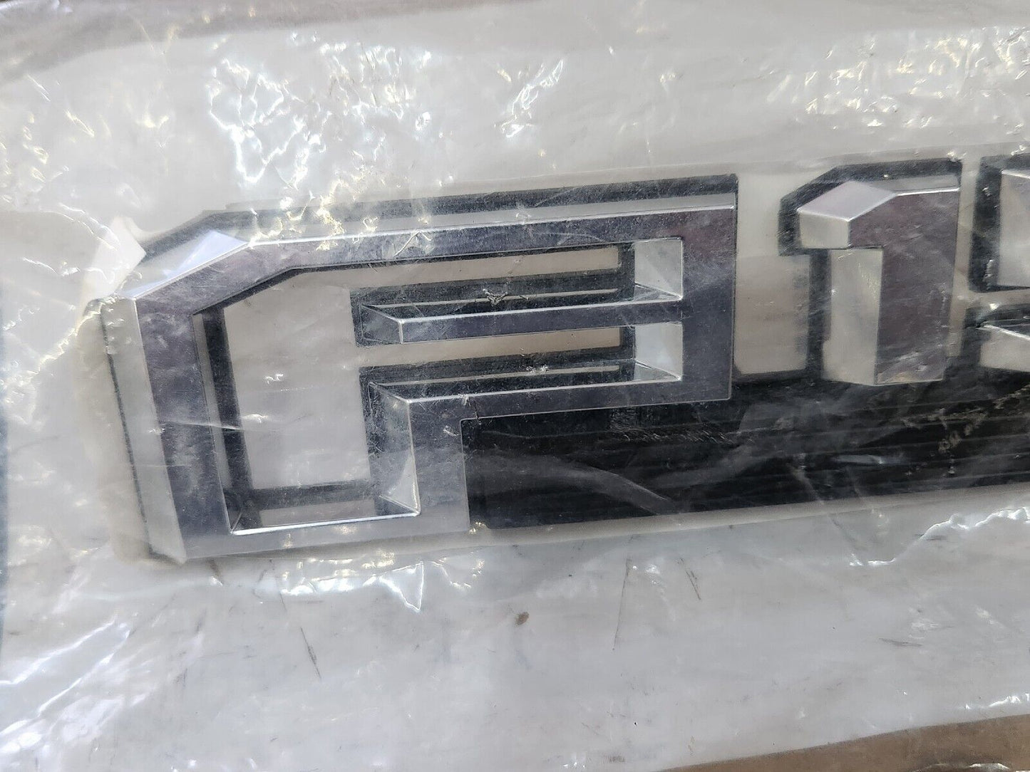 NEW OEM 2018 - 2020 Ford F150 STX Nameplate Emblem LH Driver Side chrome & black
