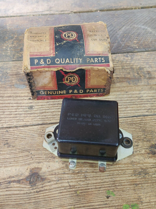 NOS P&D Ignition Parts VR-91H Voltage Regulator Standard VR206 NEW