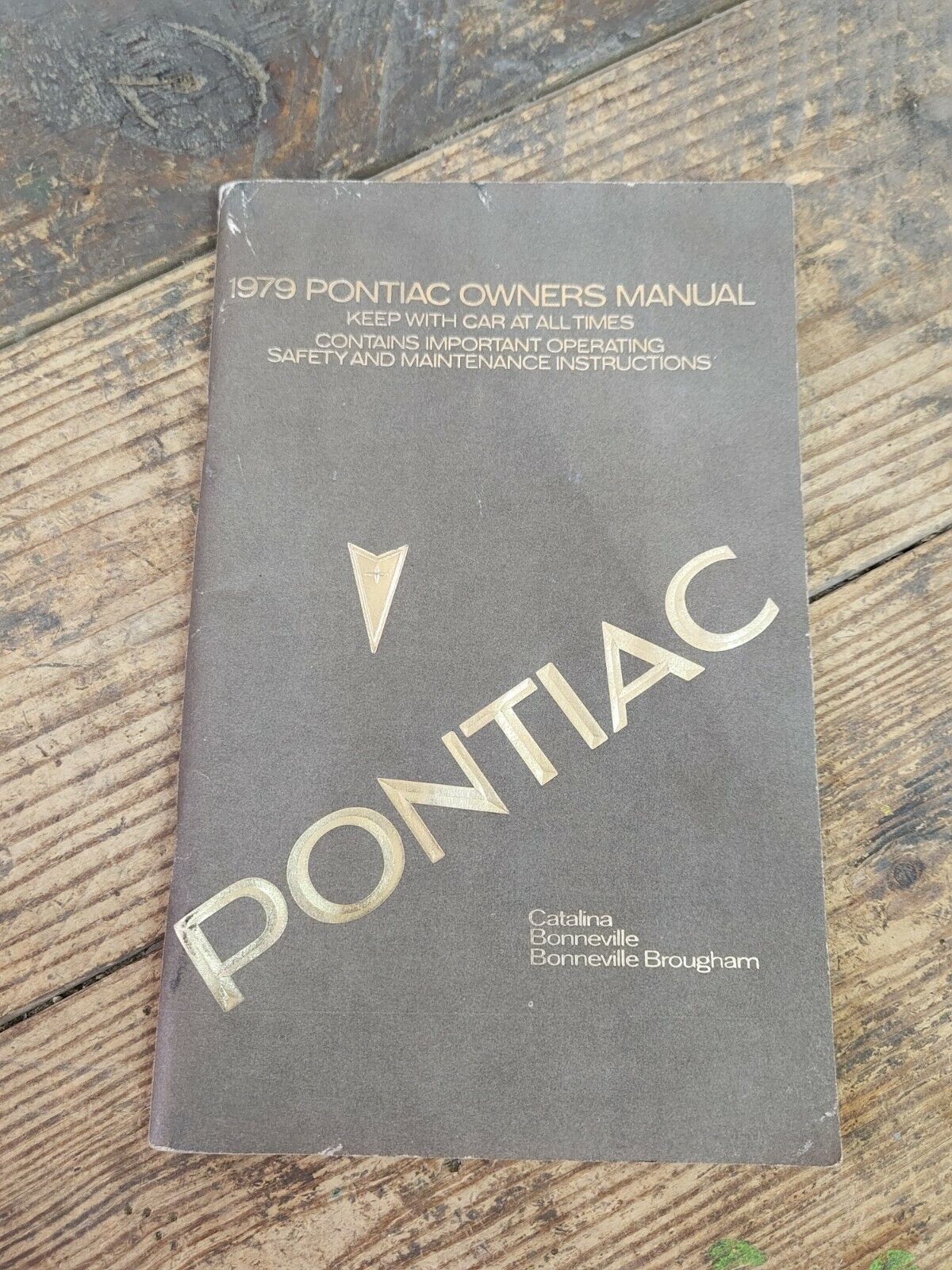 Original 1979 Pontiac Owners Manual Catalina Bonneville Brougham FREE SHIPPING