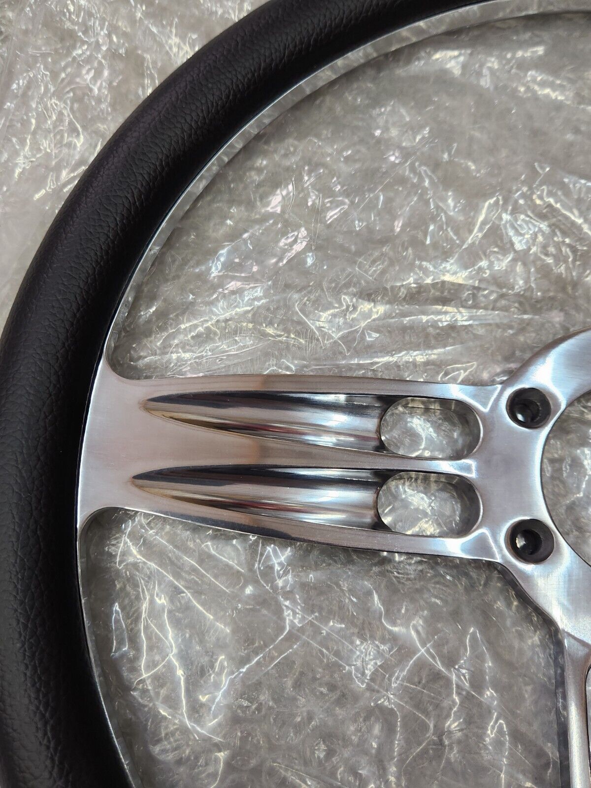 1957 Bel Air 210 150 Nomad Del Ray steering wheel 14" DOUBLE BARREL BILLET NEW