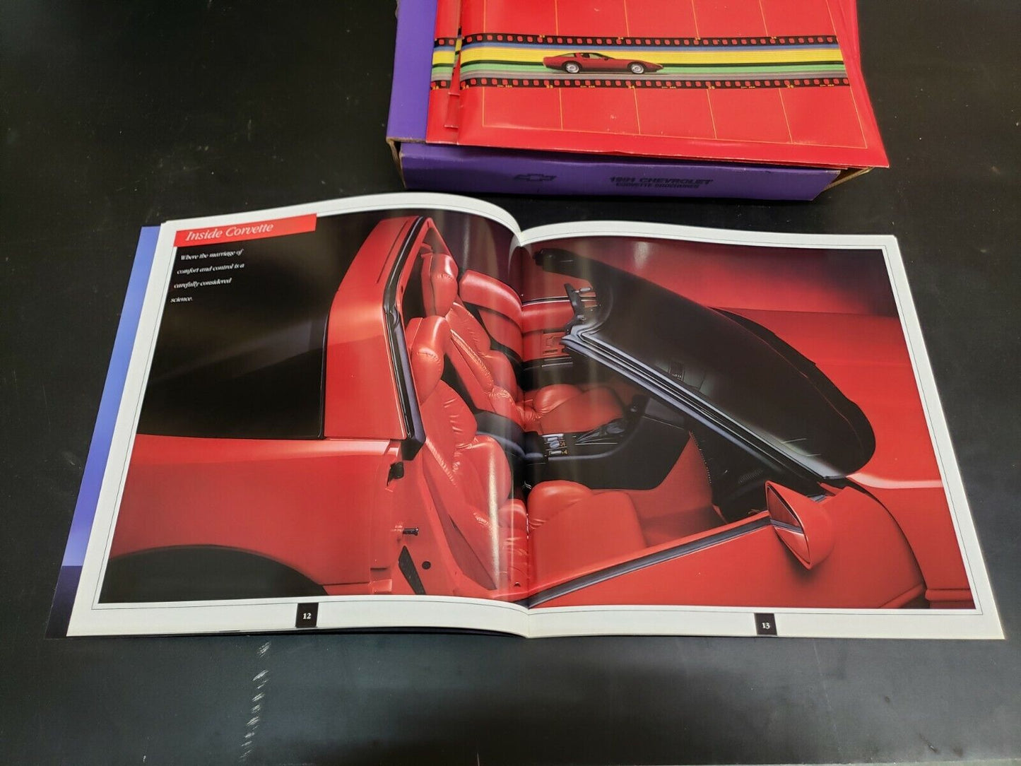 NEW 1991 CHEVROLET CORVETTE C4 BOOK Dealer Sales Brochure Album OEM GM