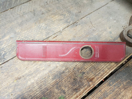 1941 STUDEBAKER M Series Truck Car Dash Radio Delete Plate Cover Trim Original