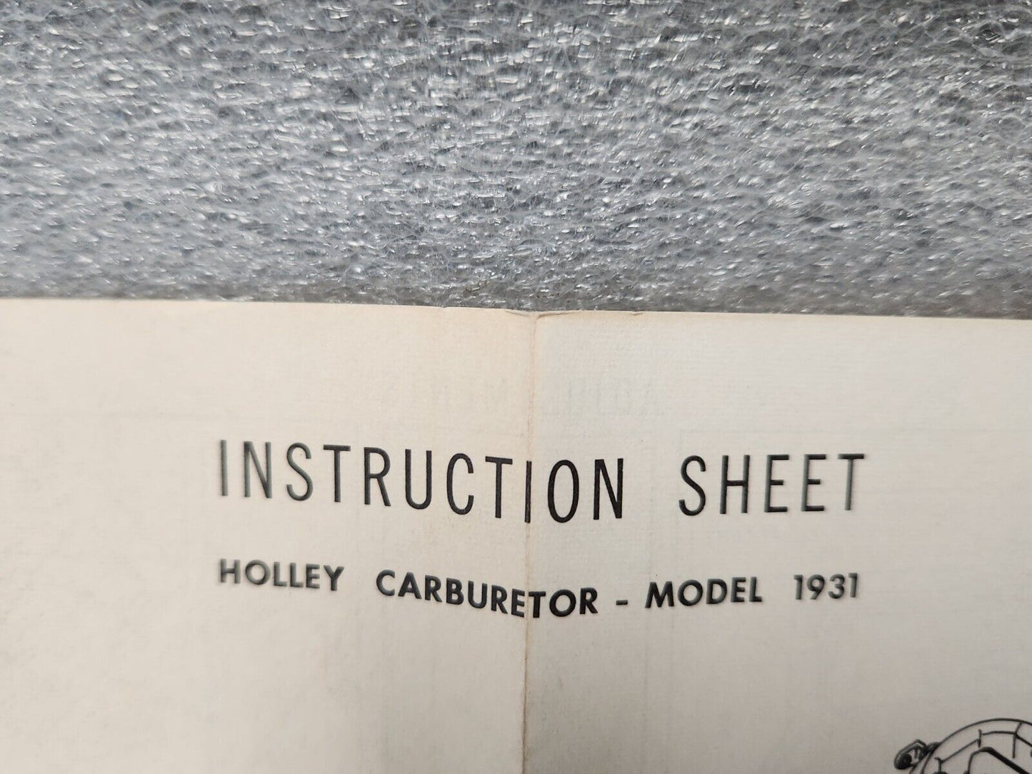 NEW Holley 1931 1 Barrel 6 Cyl Carburetor Rebuild Kit 1964 - 1969 AMC