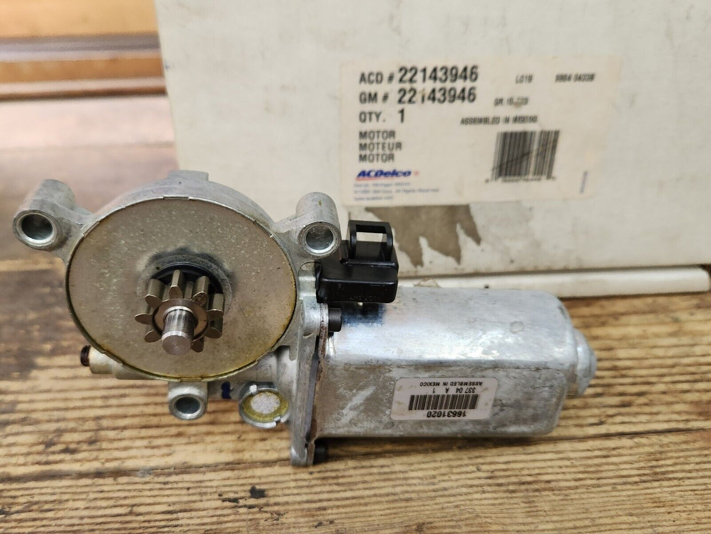 NEW ACDelco Power Window Lift Motor 22143946 Buick Cadillac Chevy Olds 1991-2005