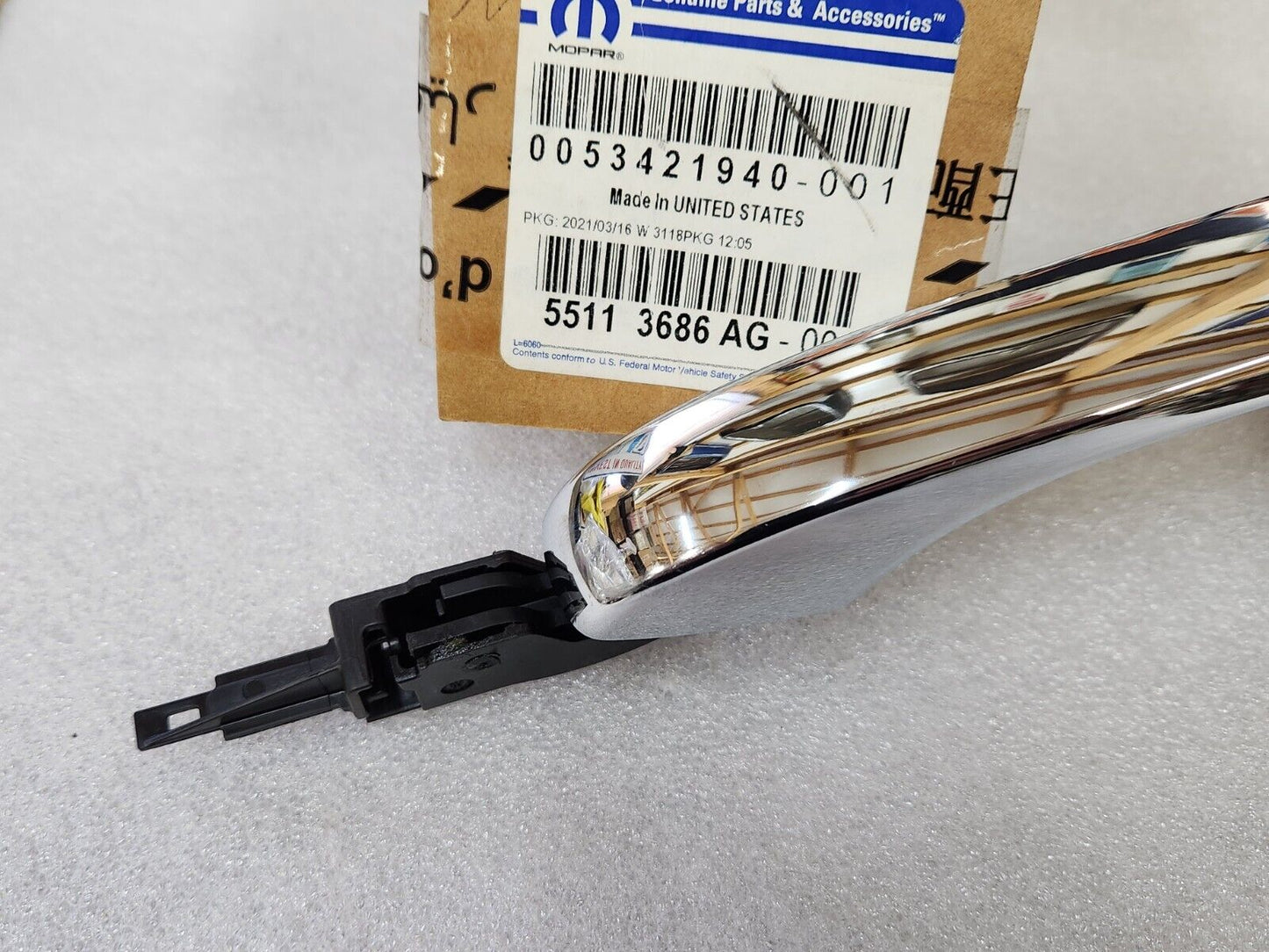 NEW OEM 2011-22 Jeep Grand Cherokee Dodge Durango Right Outer Chrome Door Handle