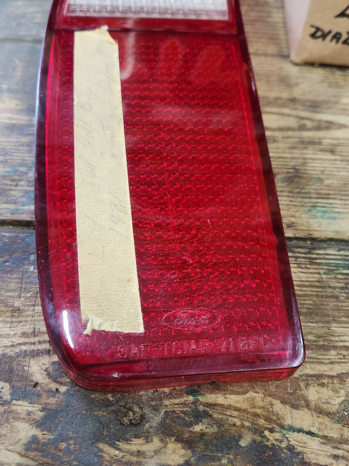 Ford LTD & Country Squire Wagon 1971-72 Tail Light Lens Assembly Left Side
