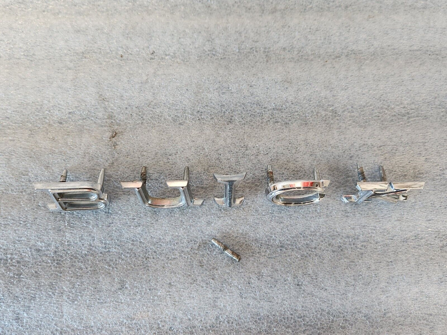 1964 Buick LeSabre Wildcat Electra 225 Hood Letters "BUICK" Front Letters 64 OEM