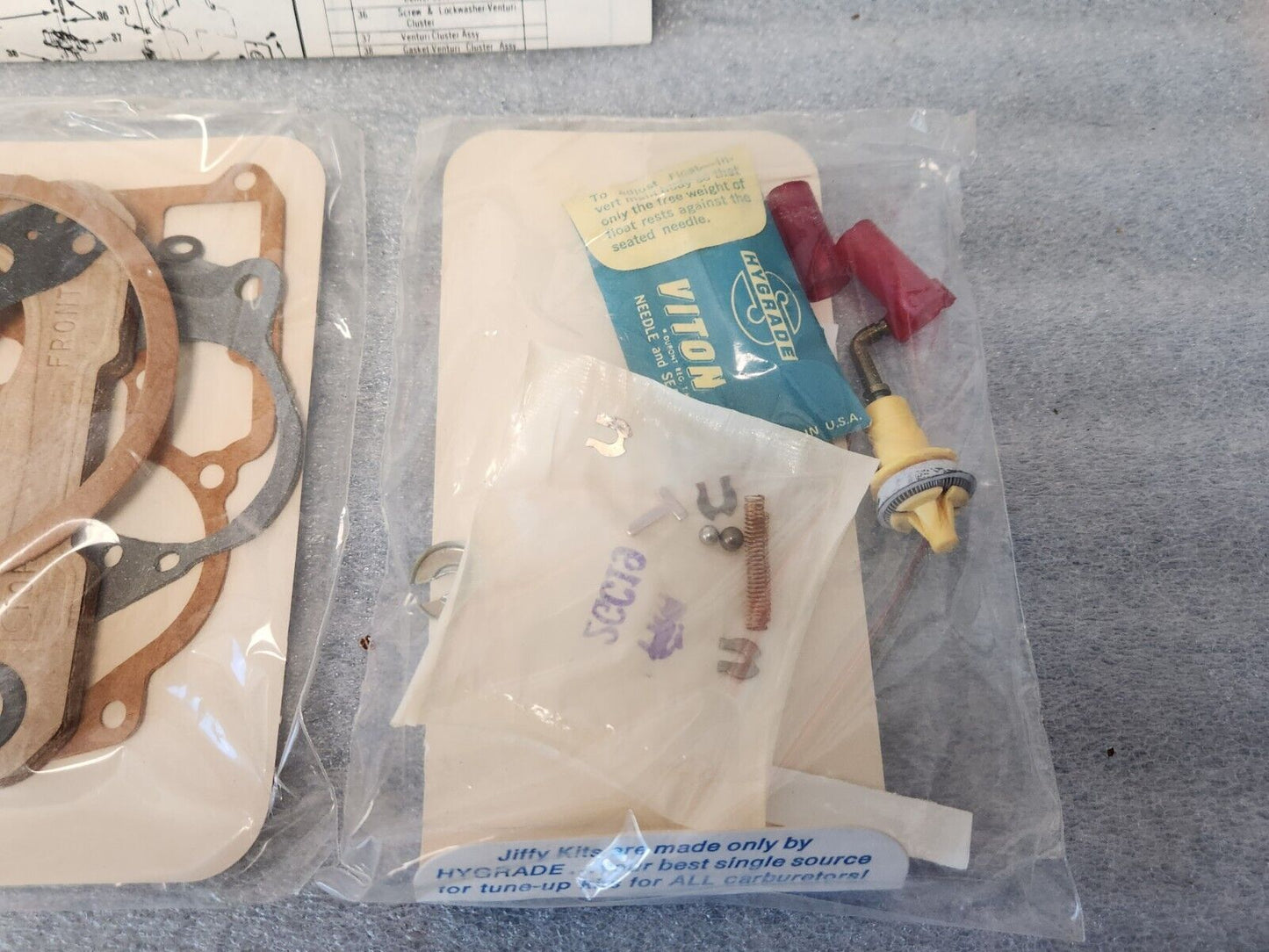NEW 1974-1975 Chevy GMC Truck 350 Carburetor Rebuild Kit Rochester 2GV 2 Barrel