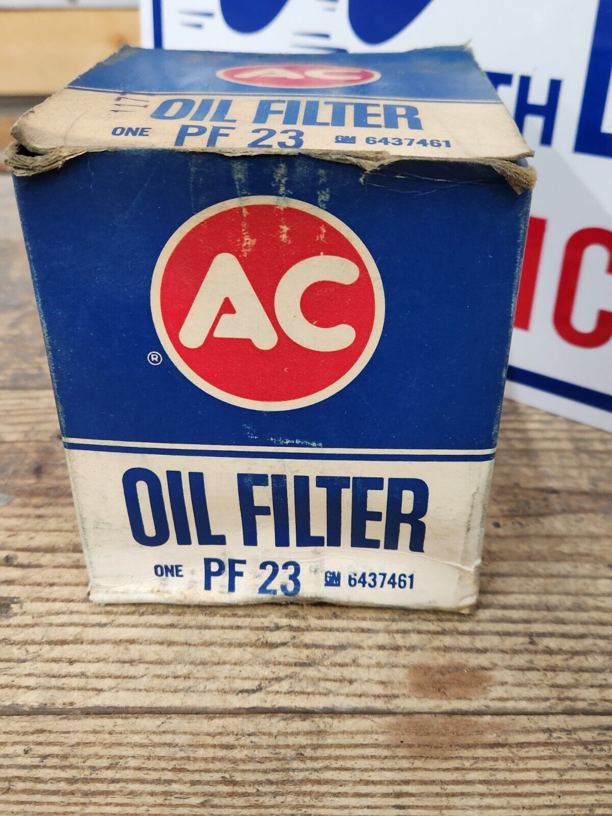 NOS OEM PF23 Oil Filter 1967 Pontiac All V8 - # 6437461 - One Year '67 FREE SHIP