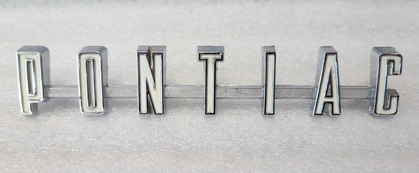 1961 61 OEM GM Pontiac Tempest Wagon Rear Door Gate Emblem 4813935