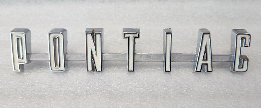 1961 61 OEM GM Pontiac Tempest Wagon Rear Door Gate Emblem 4813935