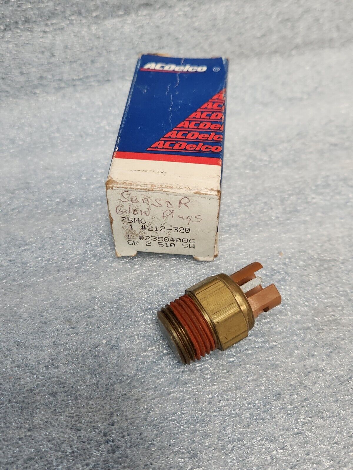 NOS 1989 1990 Chevrolet GMC 6.2L Glow Plug Inhibitor Switch 23504006 OEM 212-319