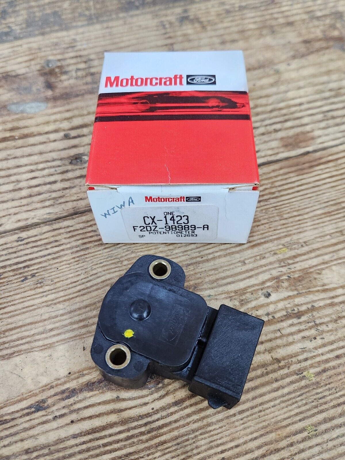 NOS OEM FORD MOTORCRAFT CX-1423 THROTTLE POSITION SENSOR F2DZ-9B989-A