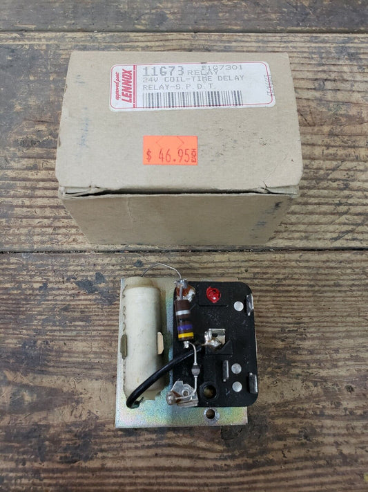 New Genuine OEM Lennox Relay Coil Time Delay 24V 11G73 FREE SHIPPING