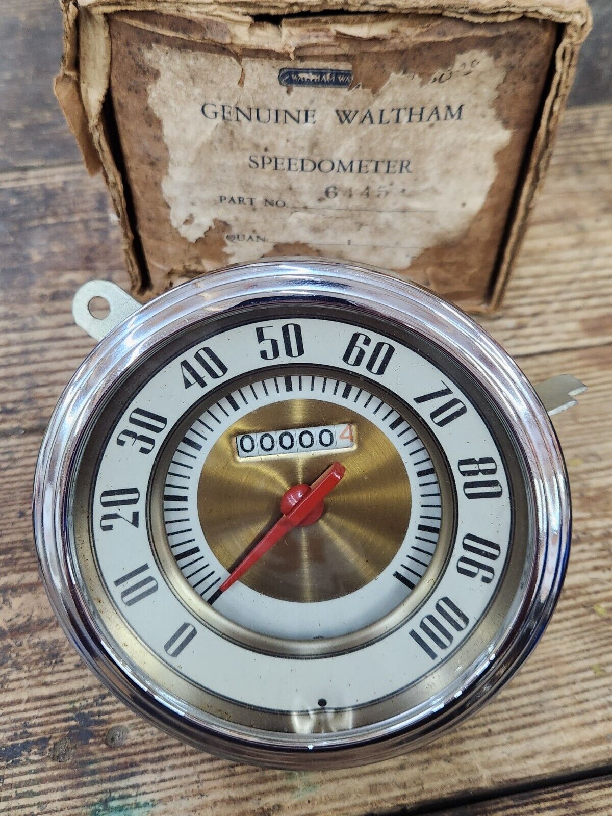 NOS 1942 Ford Woodie Wagon Speedometer Clock Ford Vintage Dashboard Speedo