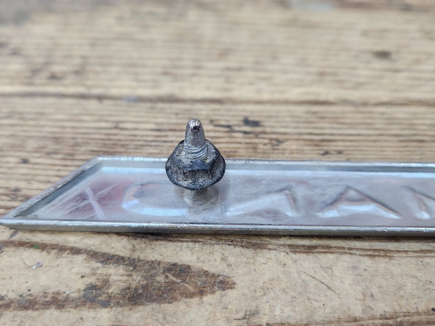 1964 1965 PONTIAC LEMANS L.H. DRIVER FENDER EMBLEM OEM GM 4414093