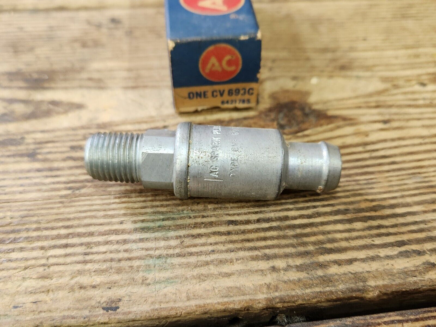 NOS OEM 1961 1962 Corvette PCV Valve CV693C Factory AC Delco