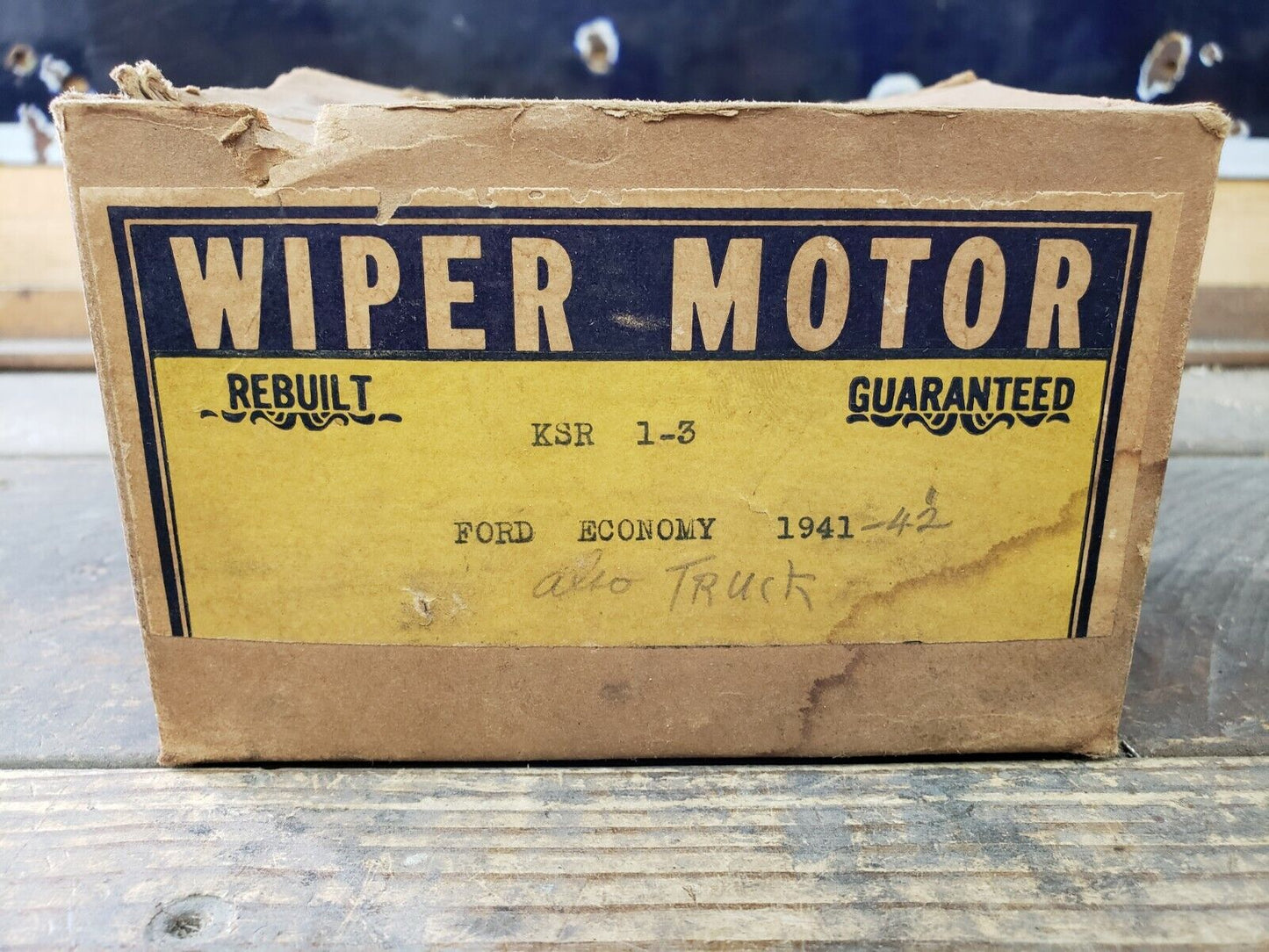 1941 Ford Rear Windshield Wiper Motor Trico KSR 1 3 REMAN REBUILT NEW 1942