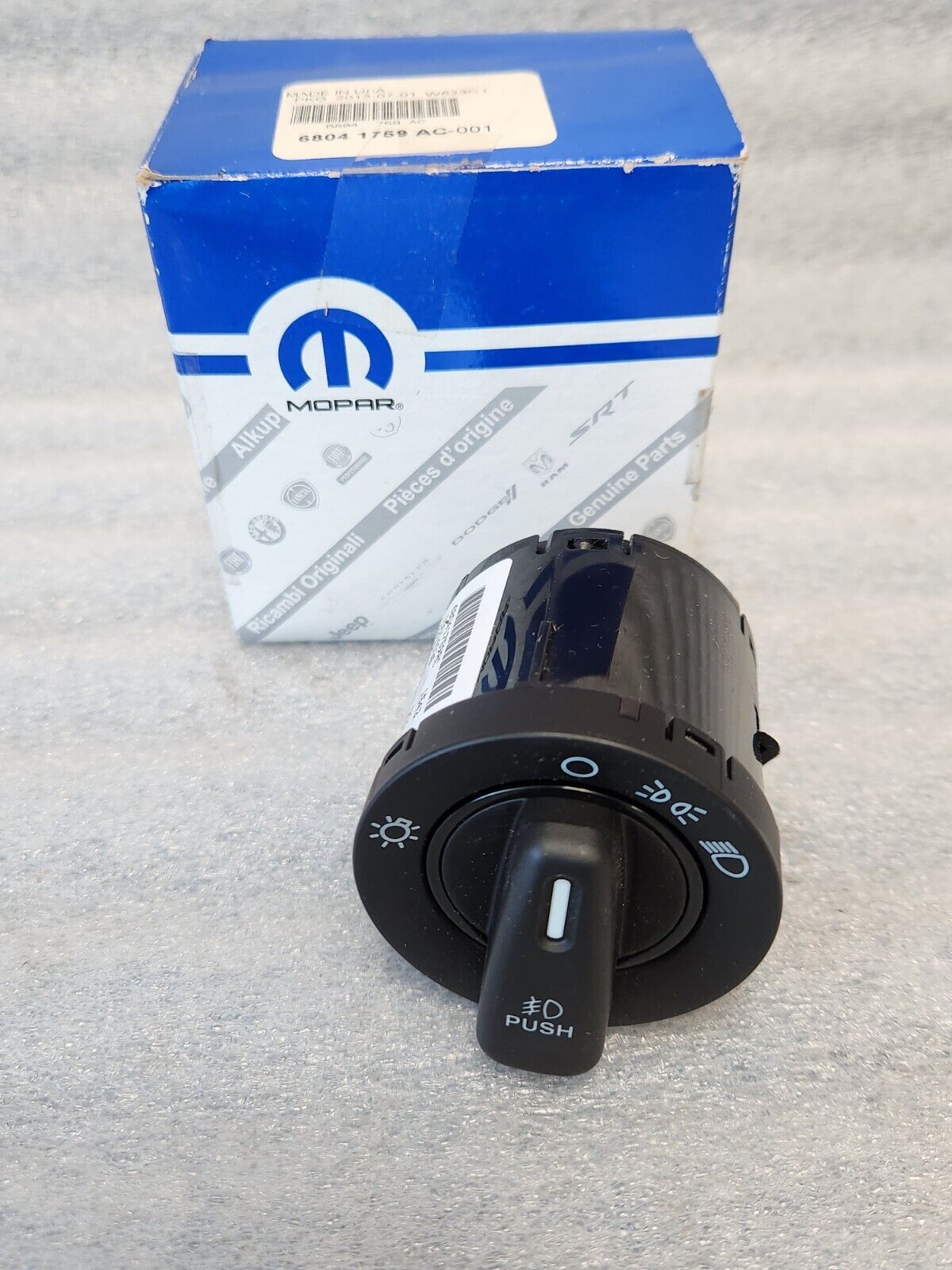 NEW OEM MOPAR 2011 CHRYSLER TOWN & COUNTRY HEADLIGHT FOGLIGHT SWITCH 68041759AB