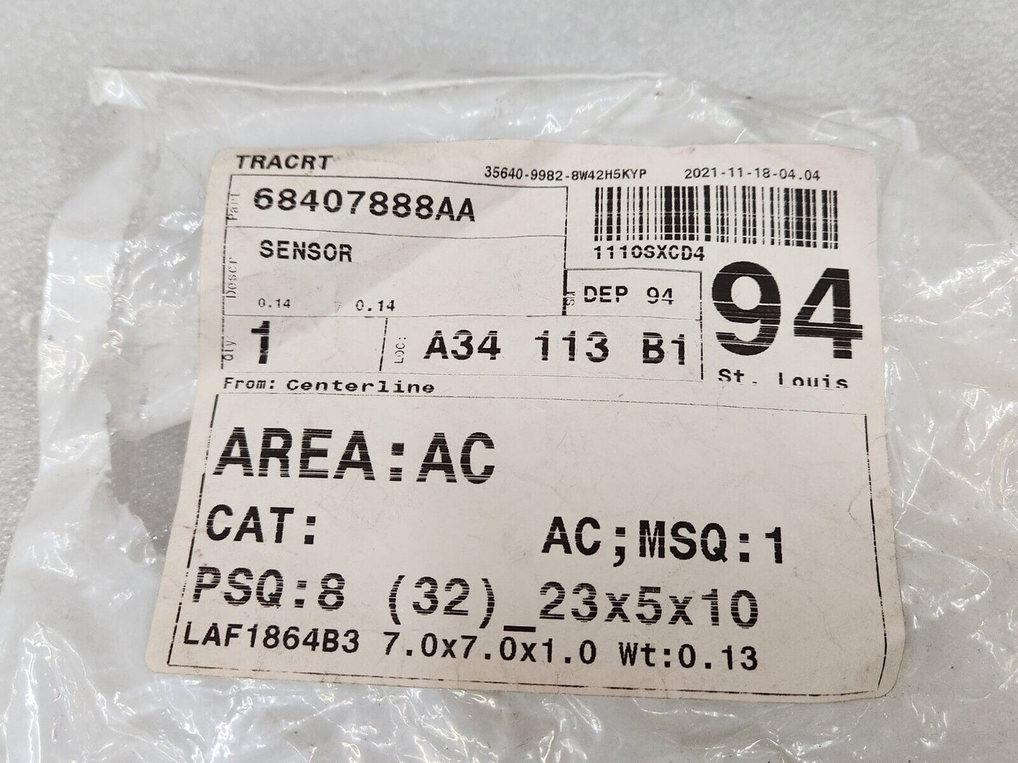 WRANGLER CHEROKEE DAKOTA GRAND CHEROKEE ENGINE CRANKSHAFT POSITION SENSOR MOPAR