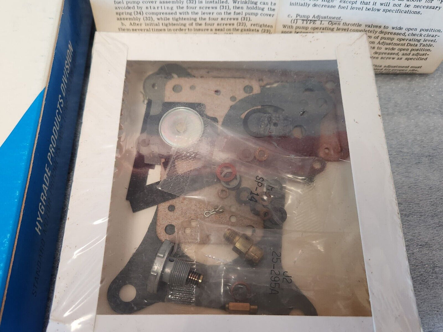 1957-1959 FORD HOLLEY 2300 2 BARREL 2BBL CARBURETOR REBUILD KIT MADE IN USA