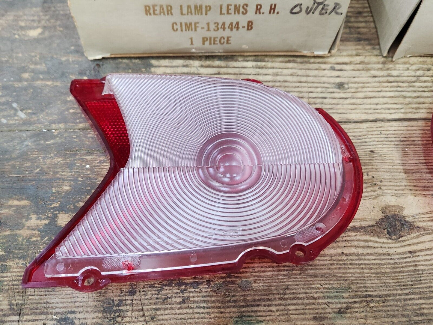 NOS 1961 Mercury Commuter Colony Park Wagon R&L PAIR REAR TAIL LIGHT LAMP LENSES