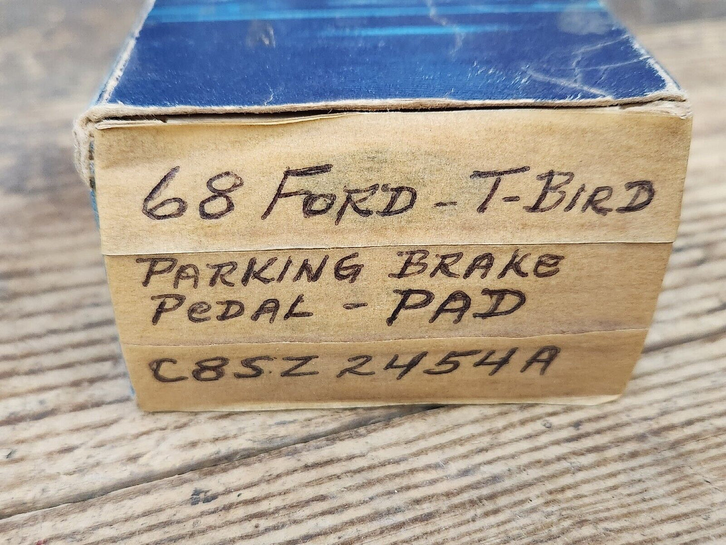 NOS OEM 1968-1972 Thunderbird Galaxie LTD Marquis MkIII PARKING BRAKE PEDAL PAD