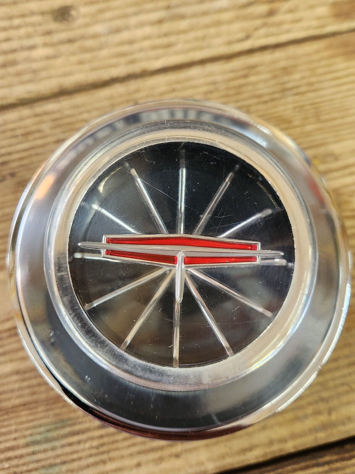 1963 Oldsmobile 88 98 Starfire Steering Wheel Center Horn Cap GM # 587638