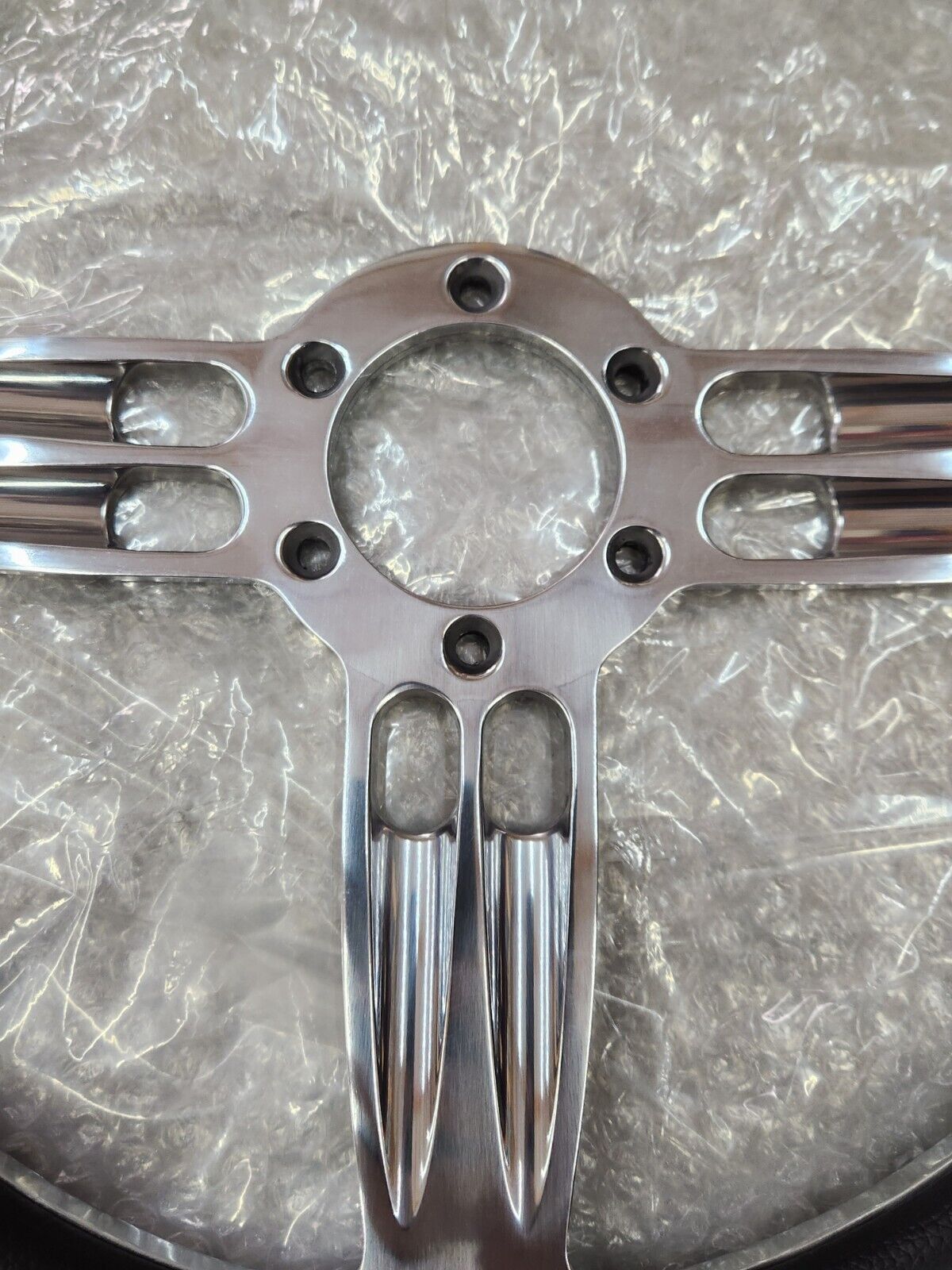 1957 Bel Air 210 150 Nomad Del Ray steering wheel 14" DOUBLE BARREL BILLET NEW